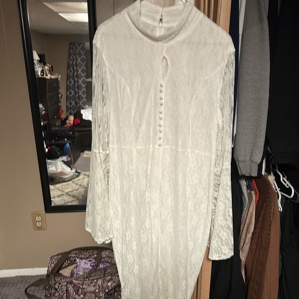 Women’s white dress